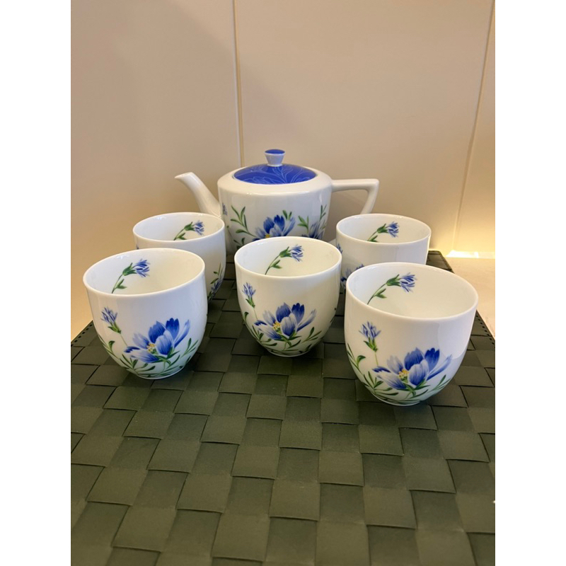 日本Kenzo茶壺+5個杯