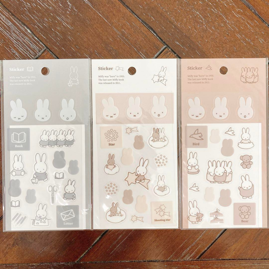 🇯🇵日本直送✈️ 現貨❗️日本製 Miffy 貼紙 手帳貼紙 口罩貼紙 記事本貼紙 無紡布貼紙 裝飾貼紙 米飛 米飛兔