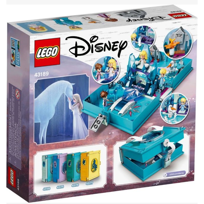 全新 特價 2023新品積木 LEGO 樂高 Disney 迪士尼 冰雪奇緣系列 艾莎與水靈諾克的口袋故事書 43189