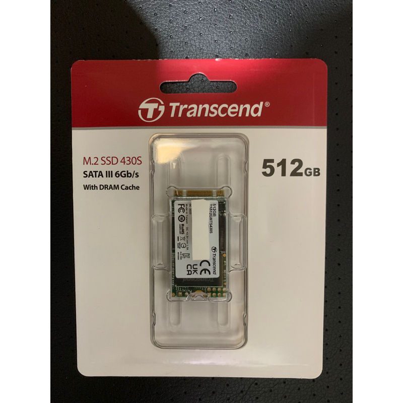 Transcend 創見 512GB MTS430S M.2 2242 SSD （全新）