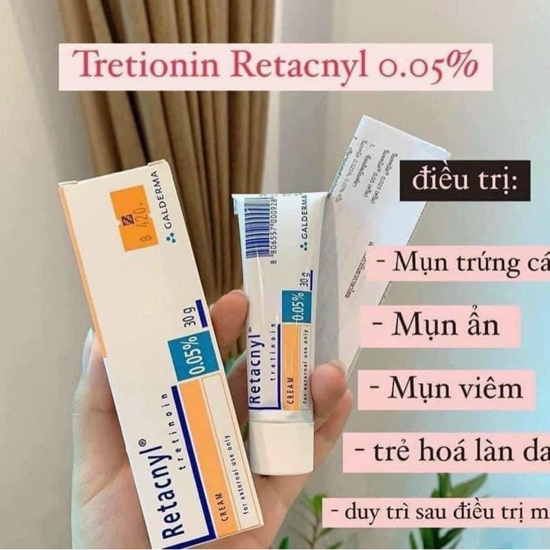 Tretinoin Retacnyl Cream - Kem Hỗ Trợ Giảm Mụn Trẻ Hoá Da