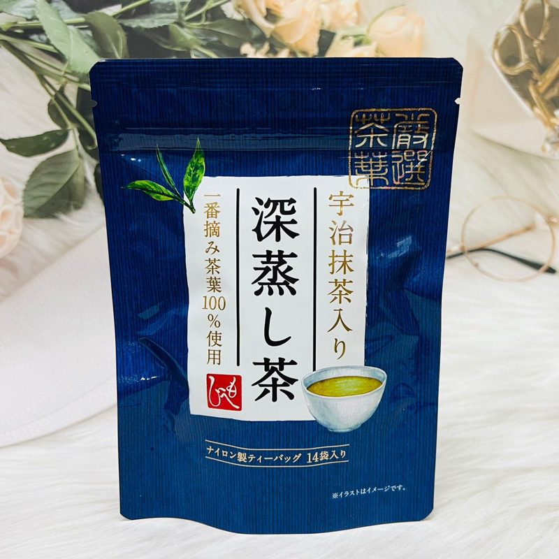 日本 Moheji 一番摘茶葉 宇治深煎抹茶（1.8gx14袋入）