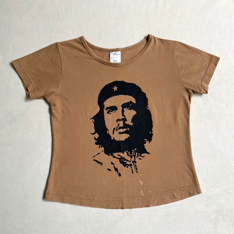 經典人物 Che Guevara 切格瓦拉 古巴革命領袖 人像Tee 短版 短袖 vintage 古著