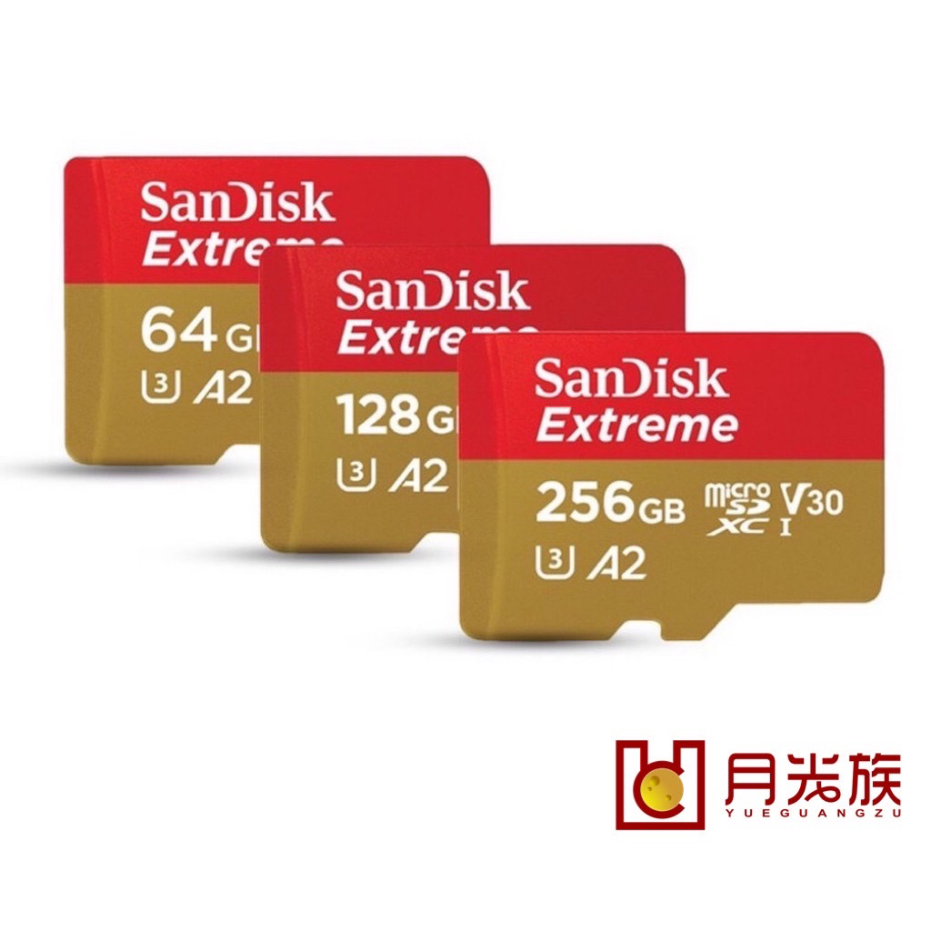 公司貨享保固 Sandisk A2 記憶卡運動攝影空拍機專用款 UHS-IA2V30 32G 64G 128G 256G