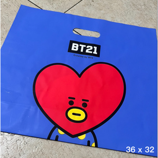 LINE friends BT21 Brown 防水 購物袋 TATA 紙袋 RJ banana