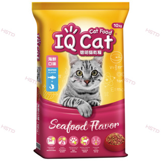 IQ Cat 聰明貓乾糧-海鮮口味（10kg / 包）IQ Cat聰明貓飼料10公斤