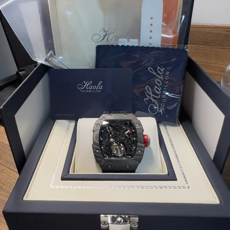 豪法HAOFA 碳纖維自動陀飛輪腕錶