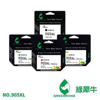 綠犀牛 for HP NO.905XL T6M17AA T6M05AA T6M09AA T6M13AA 環保墨水匣 副廠