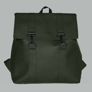 RAINS MSN Bag經典防水MSN雙扣環後揹包/ 綠色 eslite誠品