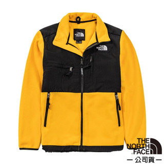 【北臉 The North Face】男 經典ICON 抓絨立領外套/聚熱抓絨面料.適登山健行 黃色 4UD2