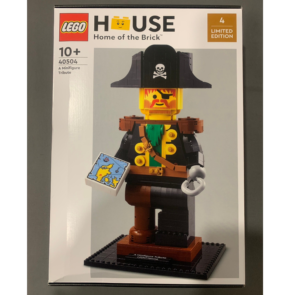 LEGO 40504 LEGO House A Minifigure Tribute 紅鬍子船長