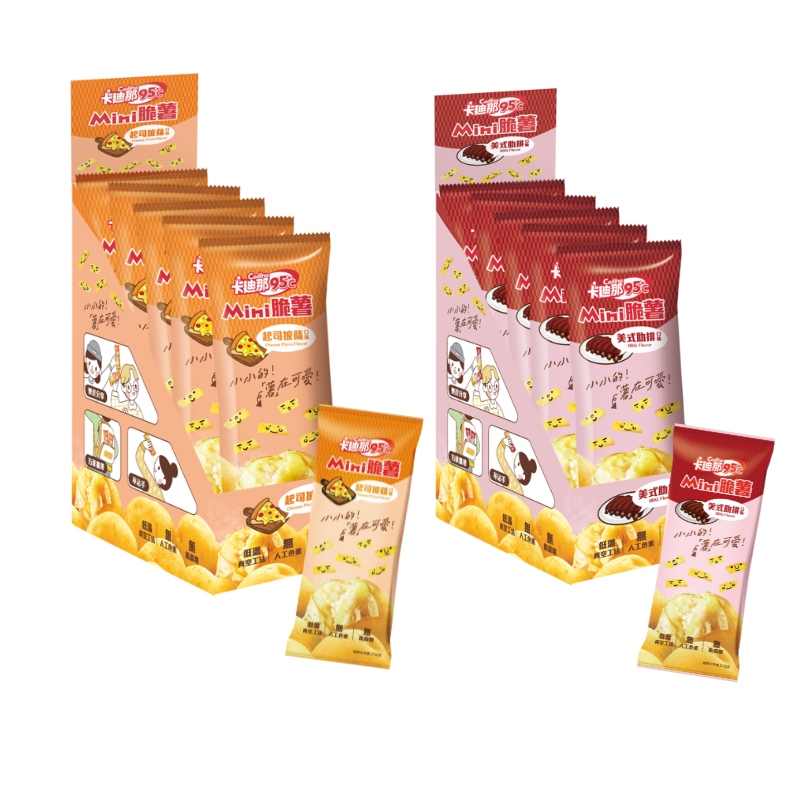 【卡迪那95℃】MINI薯條系列(27gx5包) 3盒組｜超取、店到店限購6組