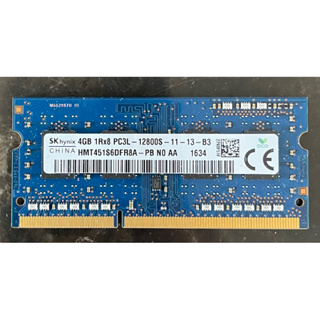 Hynix / Samsung 4GB 1Rx8 PC3L-12800S DDR3-1600 （二手良品）