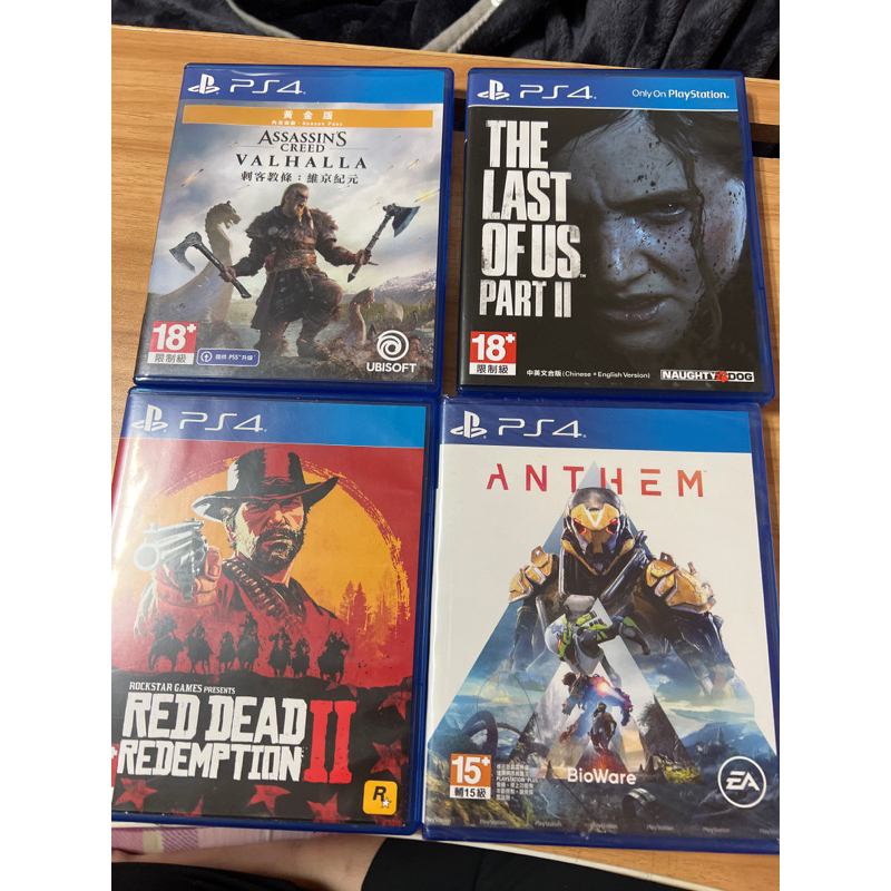 PS4冒險聖歌Anth PS4最後生還者2 Ps5惡魔靈魂重製版 Ps4碧血狂殺2 Ps4刺客敎條維京紀元（黃金板）