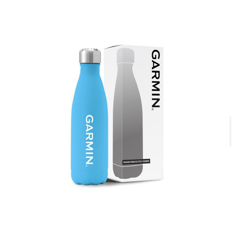 全新 GARMIN 不鏽鋼水壺 保溫瓶500ml 水藍色