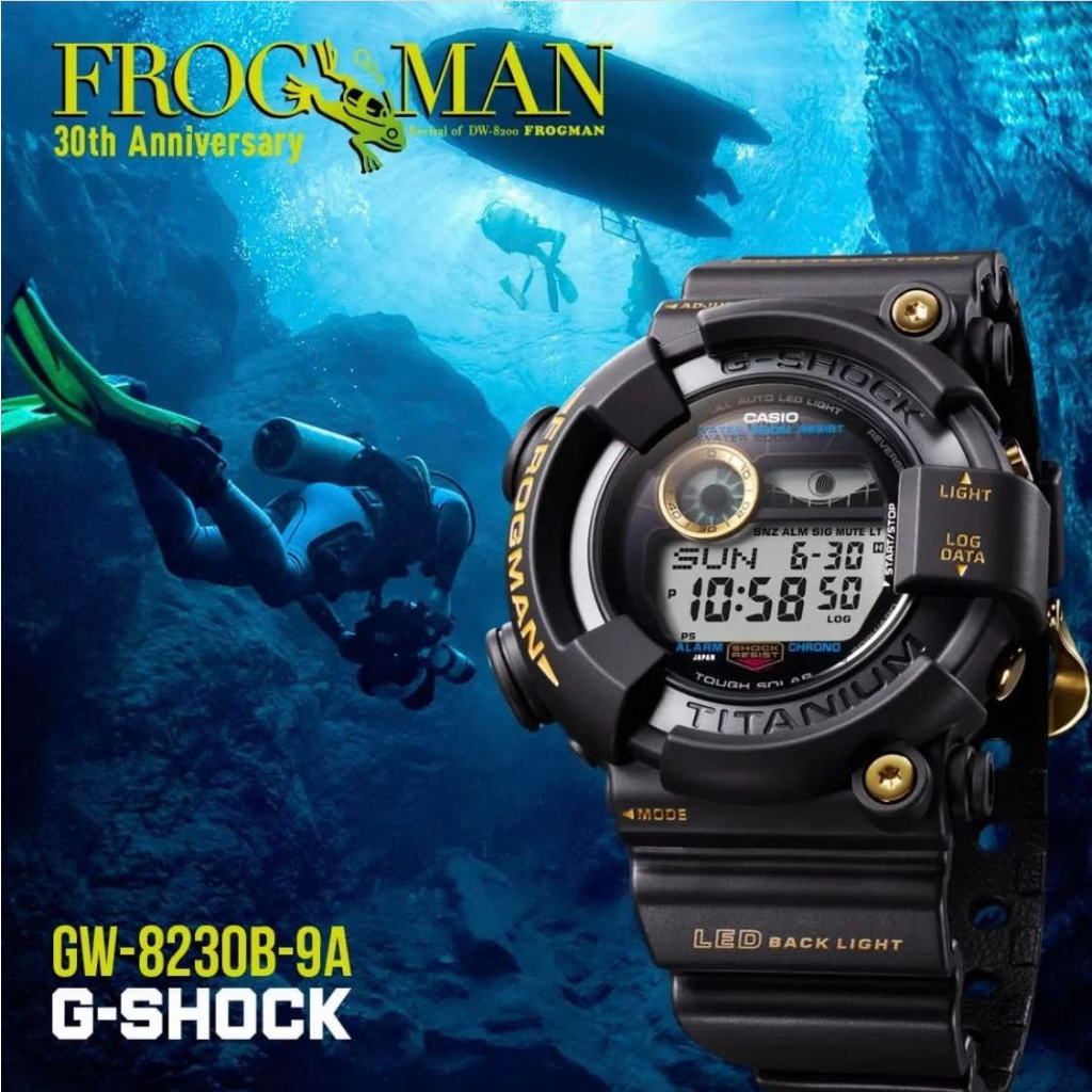 最後一隻 G-SHOCK GW-8230B-9A 黑金"蛙王"🐸G-SHOCK40年，蛙錶30年🐸鈦金屬 鈦 限量版