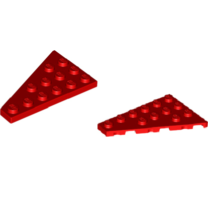 LEGO 樂高 紅色 48205 48208 斜切薄板 Wedge Plate 6x4 6258208 6258212