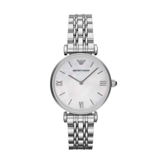 【EMPORIO ARMANI】經典珍珠貝女士腕錶 AR1682 32mm 現代鐘錶
