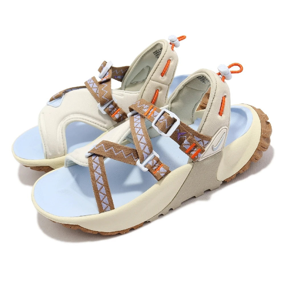 =CodE= NIKE W ONEONTA SANDAL 民族風綁帶涼鞋(米白咖啡)DX6045-147 羅馬拖鞋 女男