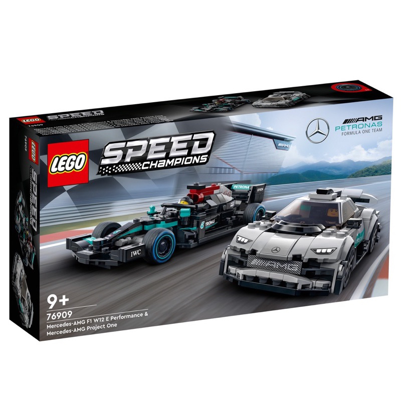現貨全新LEGO 76909 Mercedes-AMG F1 W12 E &amp; P 1 極速賽車系列【必買站】樂高盒組