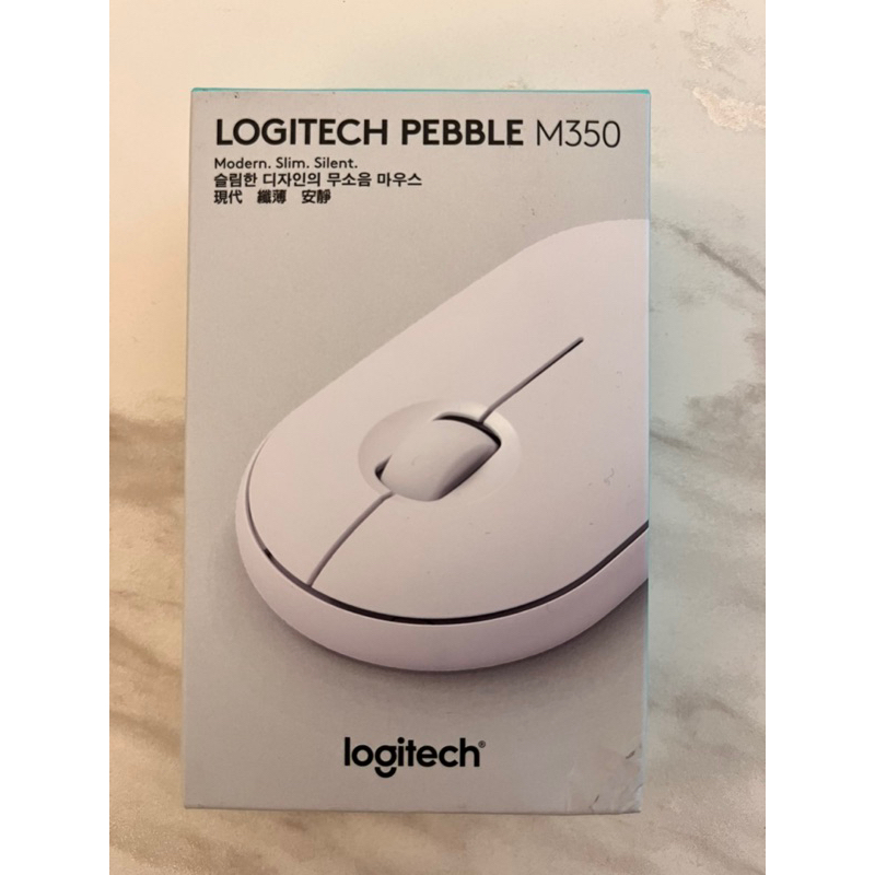 （已下訂）Logitech羅技 Pebble M350鵝脟石無線滑鼠（白色）全新品