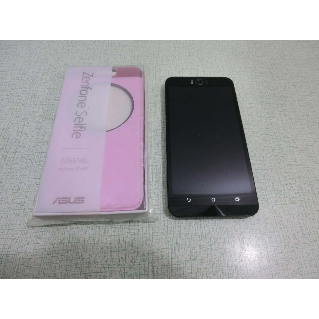 華碩 ZenFone Selfie ZD551KL Z00UD 16G 功能正常 全新原廠視窗皮套