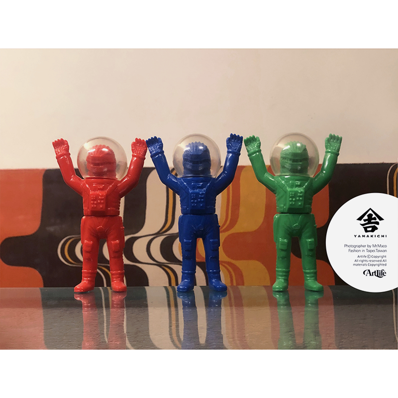 ソフビ 山吉屋オリジナル 未来猿人ヤマキチ 恐竜人ヌタ 第3期