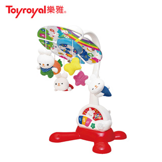 HI,MAM&BABY-日本Toyroyal樂雅 沛醬兔音樂床鈴 兩用音樂鈴(TF3867)