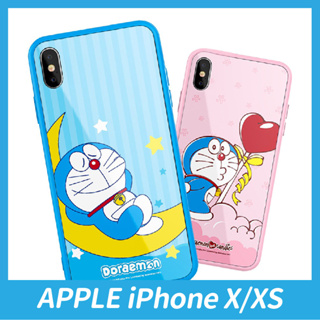 iPhone X／XS 5.8吋｜iStyle｜哆啦A夢鏡面手機殼 甜夢款／糖果款｜無線充電 APPLE蘋果 防摔防塵