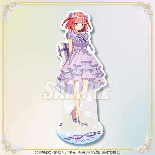 【WAT現貨】五等分的新娘 2022聖誕一番賞 中野二乃壓克力立牌 五等分の花嫁 クリスマスくじ 五等分的新娘一番賞