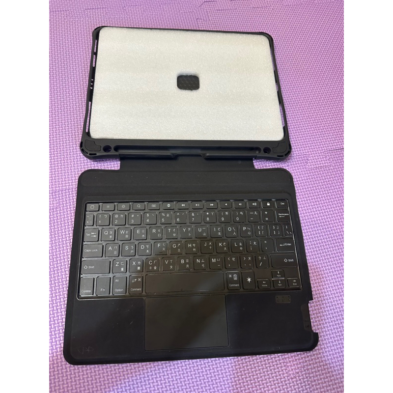 現貨 注音 ipad 鍵盤 + 觸控板 VAP 二合一藍牙鍵盤保護殼 iPad 7 8 9 Air 3 4 5 pro