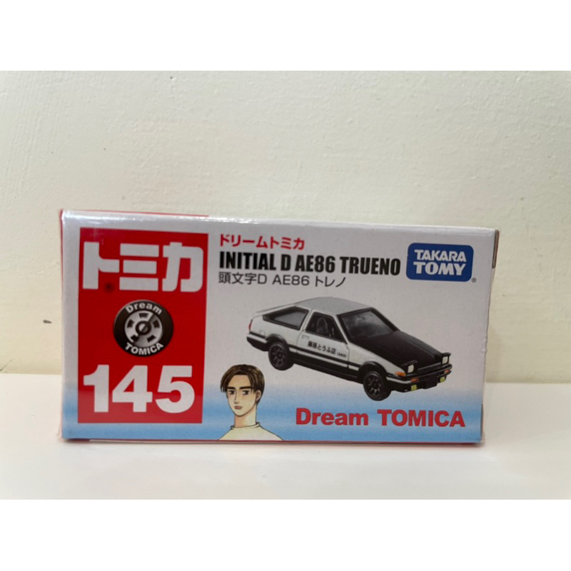 Dream Tomica 145號 - 全新未拆 - 頭文字D 豆腐車 - Initial D AE86 Trueno