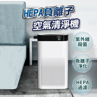 【臺灣現貨】2023最新抗敏HEPA 負離子清淨機 負離子淨化器 液晶顯示空氣品質 電池充電款 除甲醛煙霧 過濾 淨化器