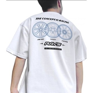 RAYS 短袖 鍛造 三公子 TE37 輪殼 RE30 日系名圈 CE28 服飾 JDM 改裝車 T恤