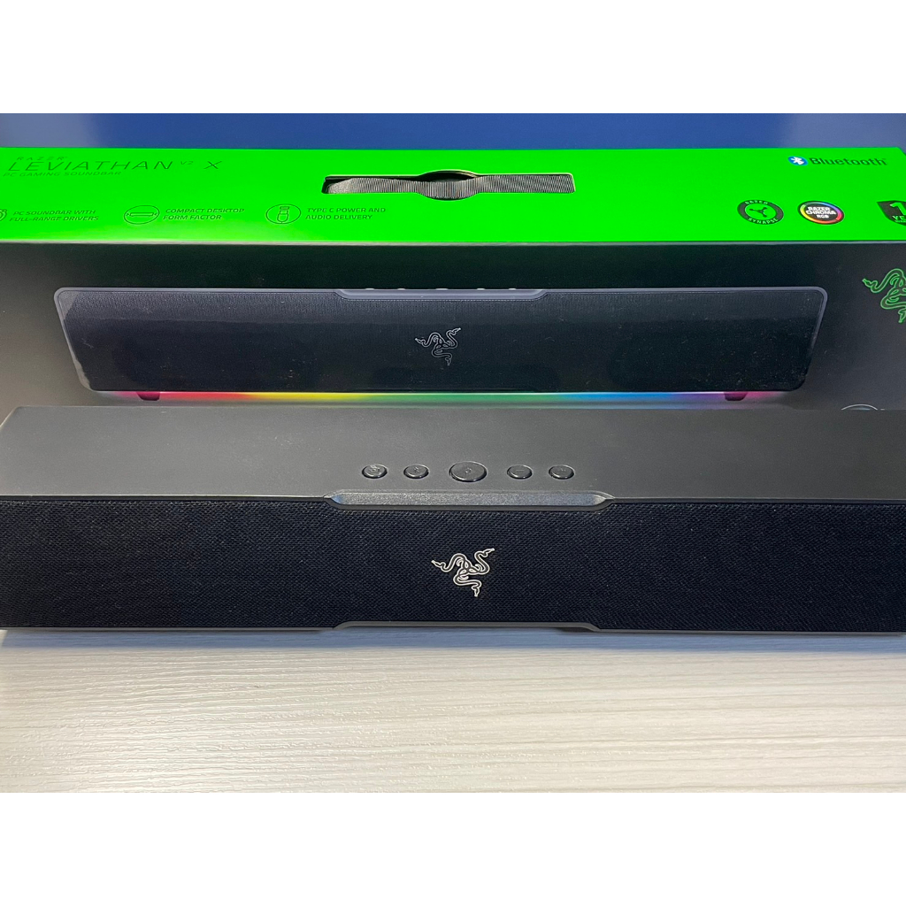 RAZER 雷蛇 LEVIATHAN V2X 利維坦巨獸 V2 X 電競喇叭 藍牙5.0 [保固內二手極新]