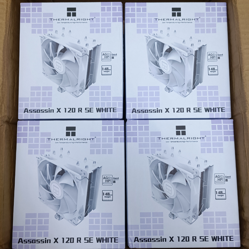 純白無光👑利民 AX120 R SE WHITE 四熱管單塔風冷 內附散熱膏🆗支援1700/AM5腳位安裝 ax120r