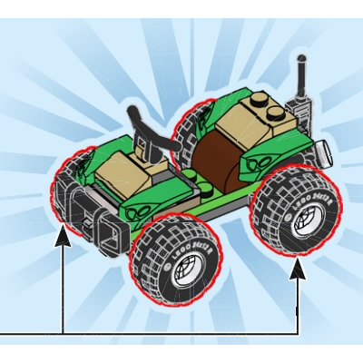 拆售 60394 LEGO CITY ATV 樂高城市 只賣沙灘車載具 無人偶無動物