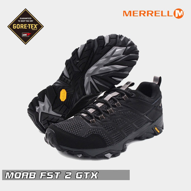 宏亮 MERRELL MOAB FST 2 GTX 登山鞋 黃金大底 低筒 輕量 防水 男女款 J599532