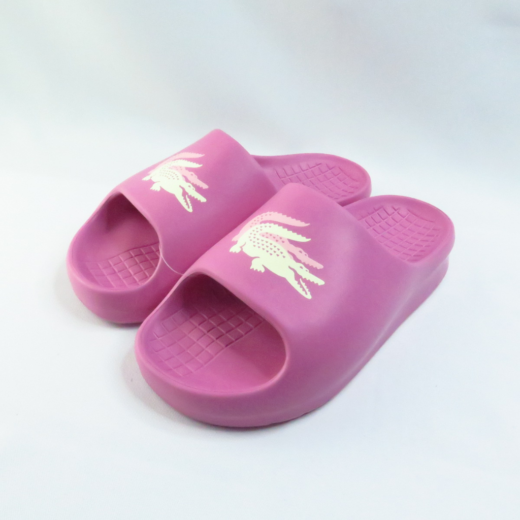 LACOSTE Serve Slide 2.0 女款 防水拖鞋 45CFA0005PW1 粉紅【iSport愛運動】