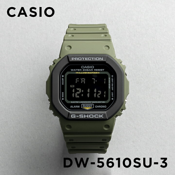 【金台鐘錶】CASIO卡西歐G-SHOCK 雙層錶圈設計 耐衝擊構造、防水200米、DW-5610SU-3