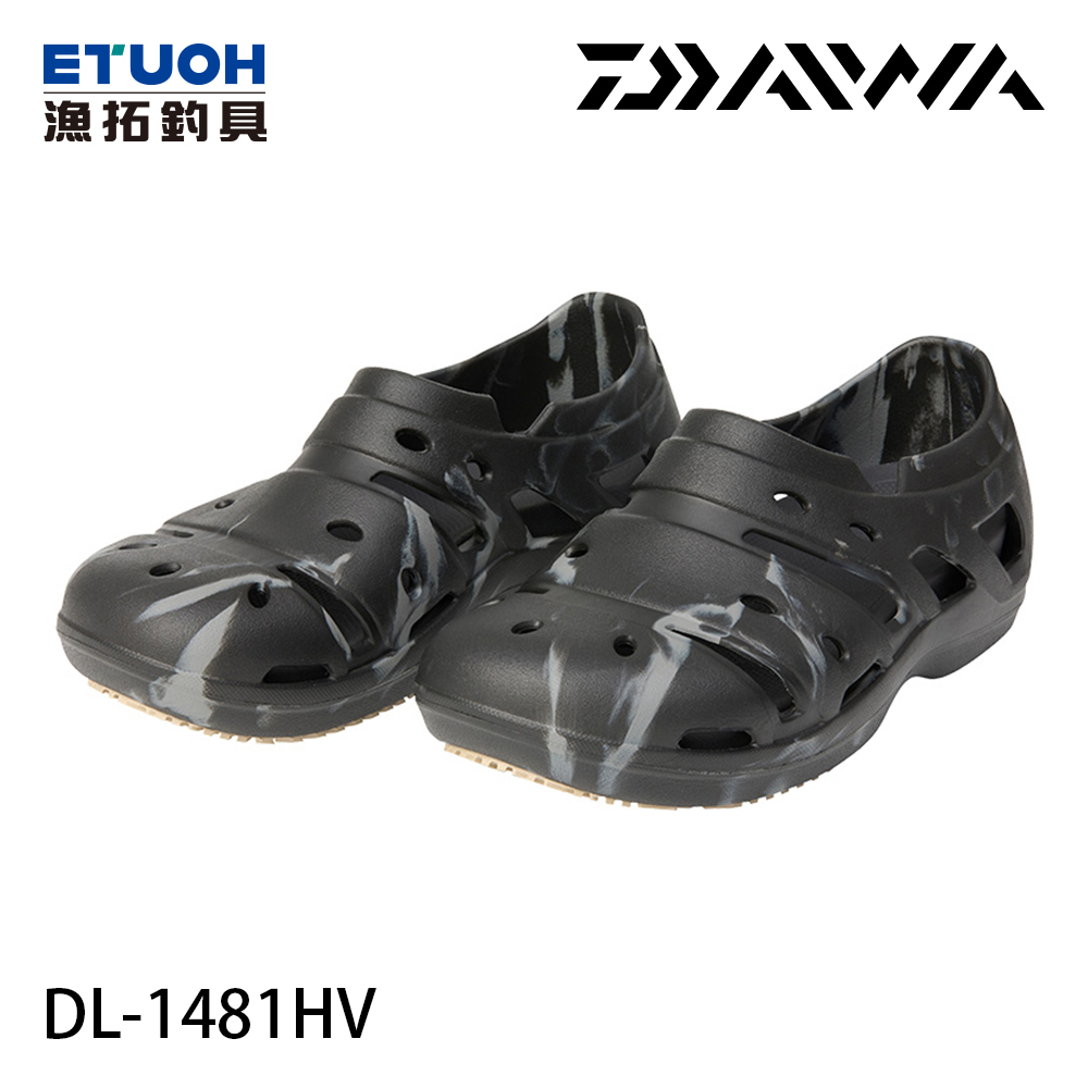 DAIWA DL-1481HV 黑大理石 [漁拓釣具] [布希鞋] [休閒鞋]