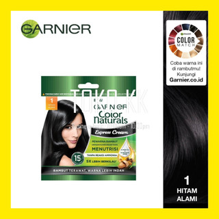 Garnier Color semir rambut pewarna KBT89 HITAM ALAMI