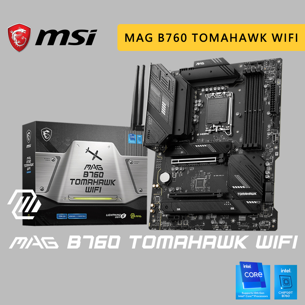 MSI 微星 MAG B760 TOMAHAWK WIFI 1700腳位 ATX DDR5 主機板 D5 主板