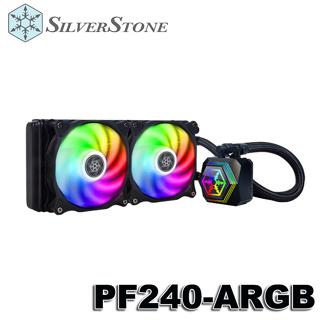 【3CTOWN】含稅附發票 SilverStone 銀欣 PF240-ARGB 雙風扇 一體式 CPU水冷散熱器