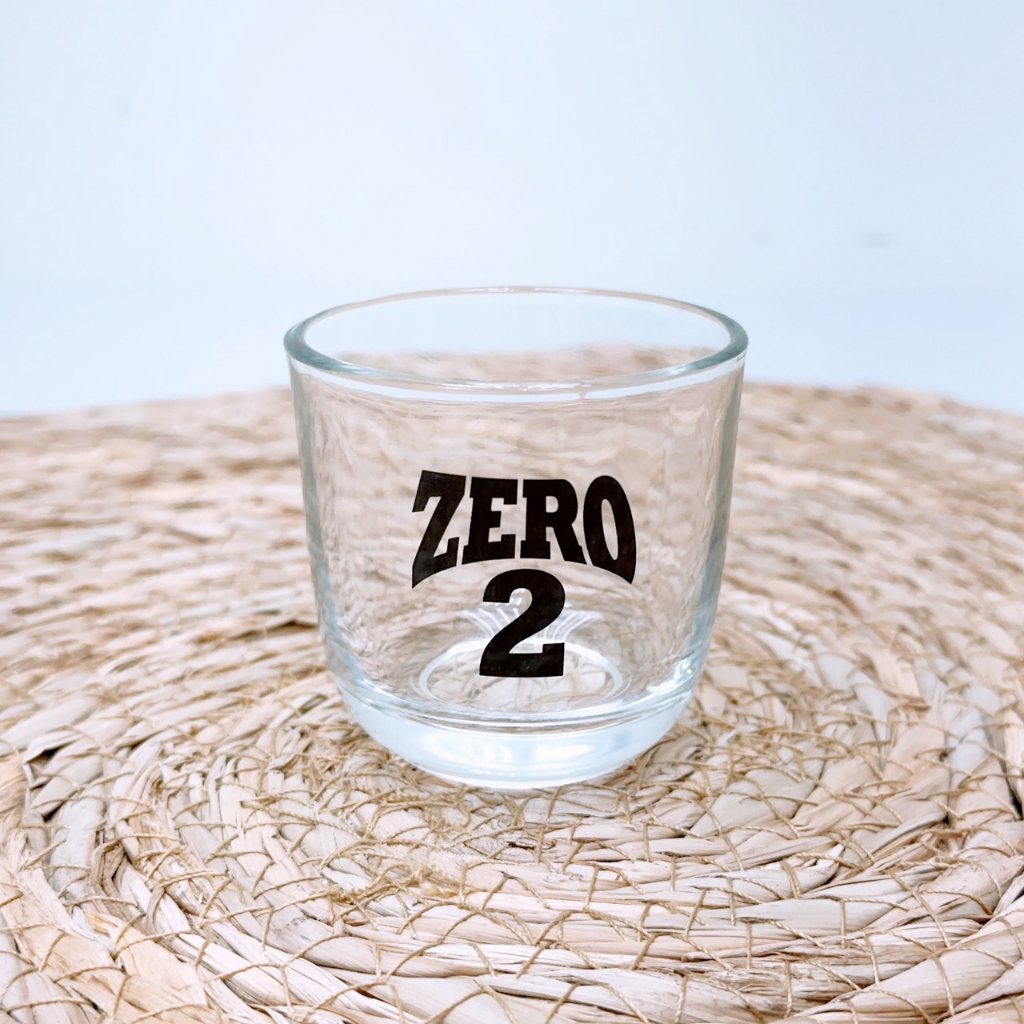 現貨! 韓式燒酒杯 ZERO 2 尺寸5x5cm 玻璃杯《釜山小姐》