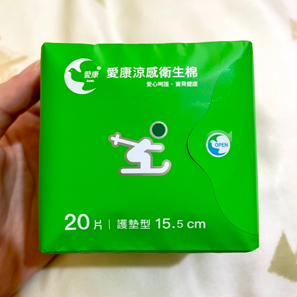愛康 ICON 涼感衛生棉護墊型 15.5cm