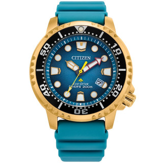 CITIZEN星辰 PROMASTER系列 光動能 夏日撞色潛水腕錶 44mm/BN0162-02X