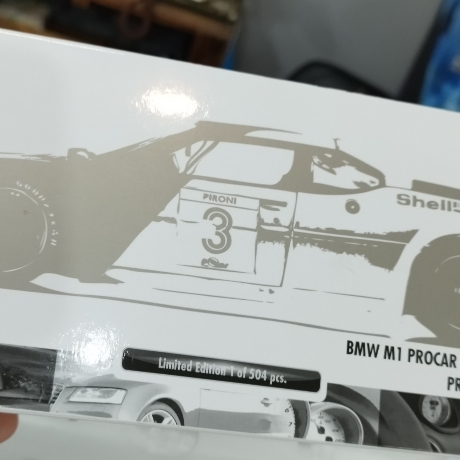 BMW原廠 1:18 BMW M1 Procar #3 Procar Series Pironi (1979)