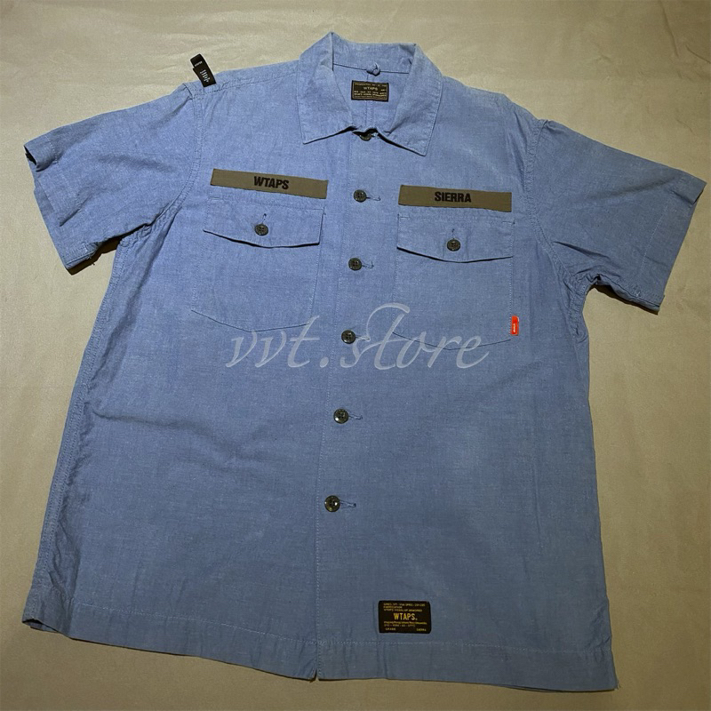 現貨 WTAPS 17SS BUDS SS 水洗 短袖襯衫