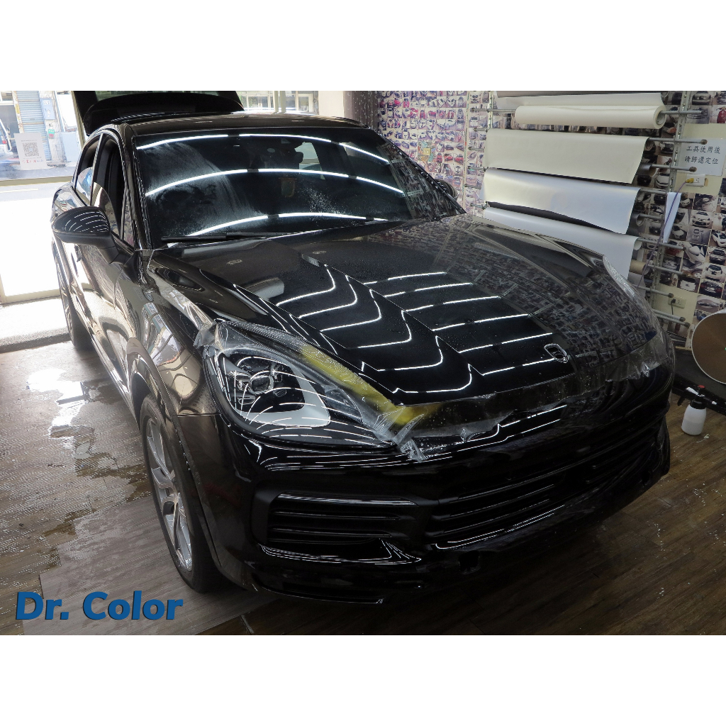 Dr. Color 玩色專業汽車包膜 Porsche Cayenne Coupe 全車細紋自體修復犀牛皮 (LNPPF)